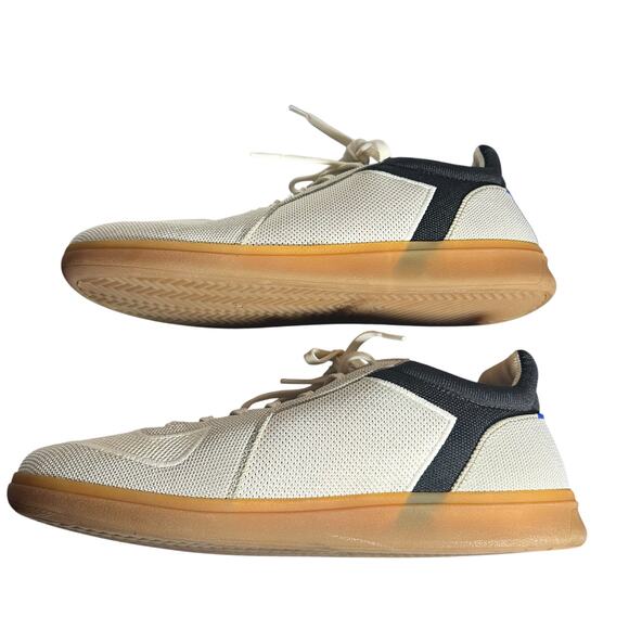 Rothy’s Men’s Sneakers Size 13 White Black Knit Gum Sole Sustainable RS01 main image 7